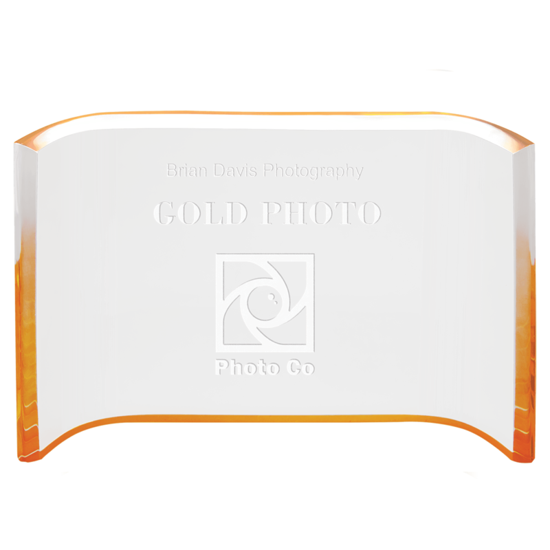 Gold Acrylic Crescent (Extra Small)
