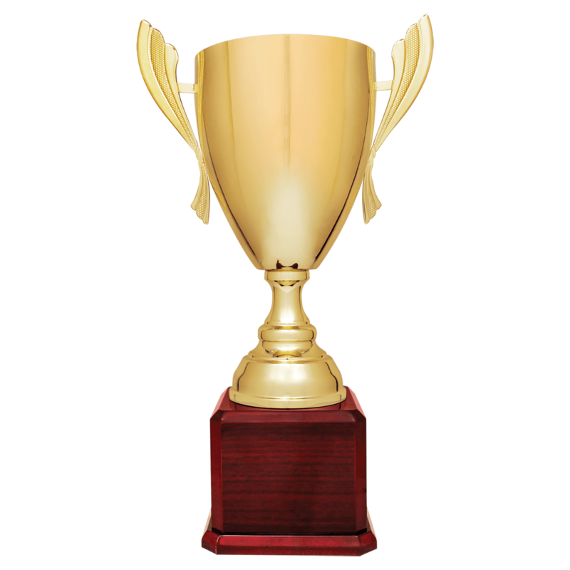 Gold Metal Cup-22"