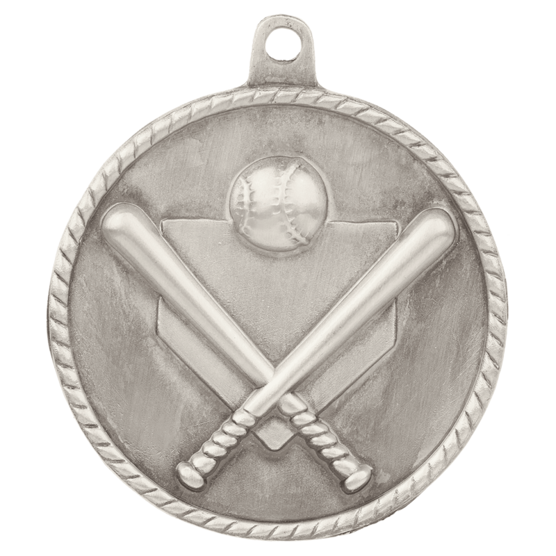 Baseball/Softball High Relief Medal-Silver