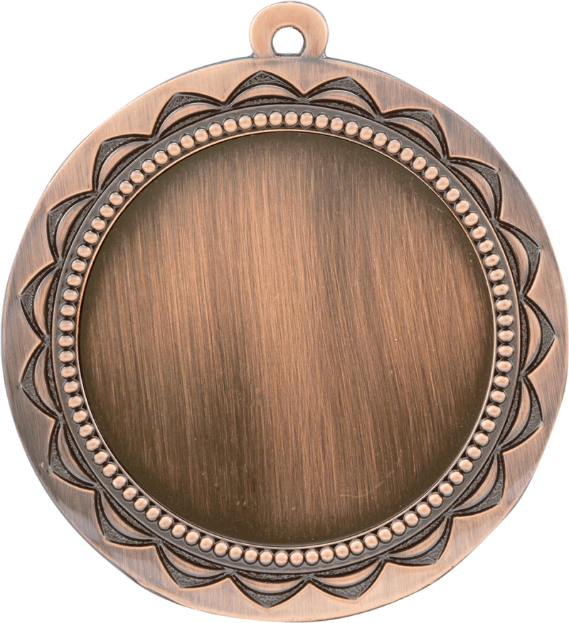 Sun 2" Insert Holder Medal-Antique Bronze (Insert Not Included)