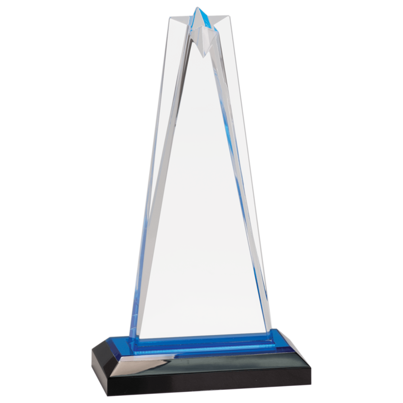 9" Blue Star Impress Acrylic with Base