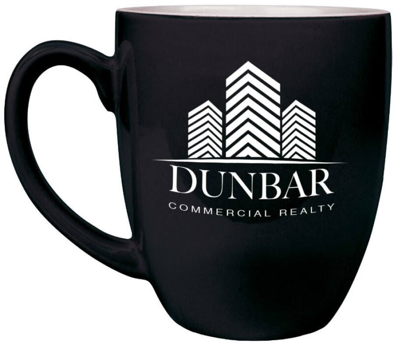 Black 16 oz. Ceramic Bistro Mug