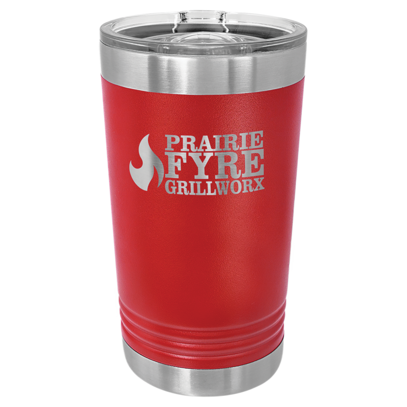 Red 16 oz Polar Camel Pint Tumbler with Slider Lid