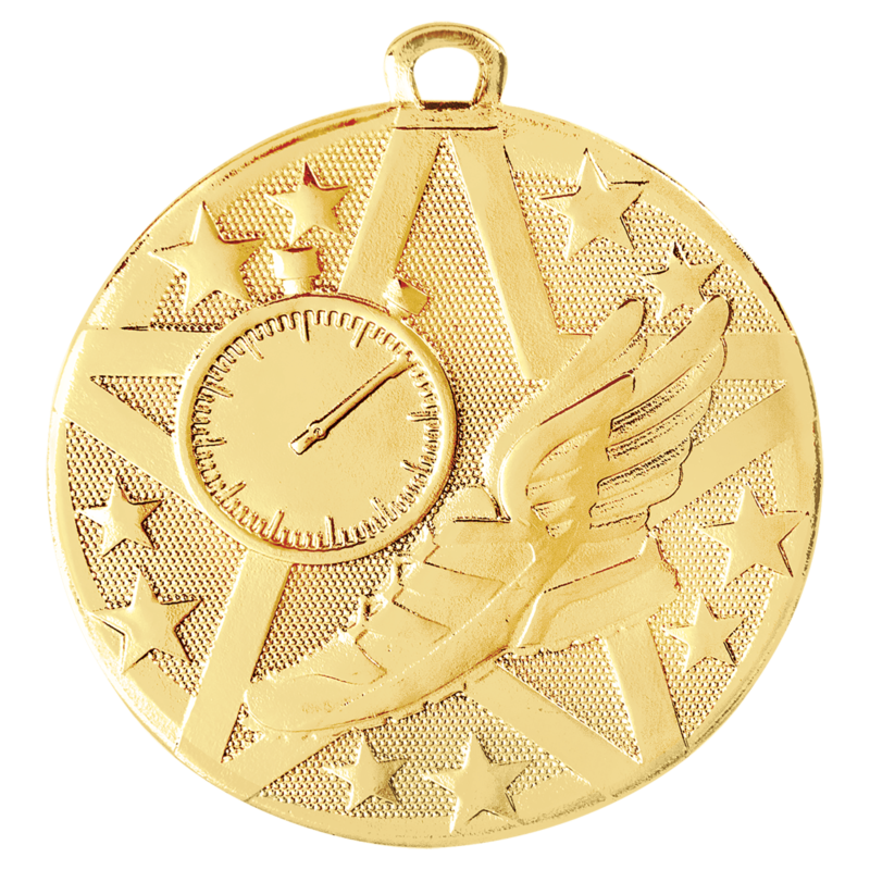 Track Supertar Medal-Gold