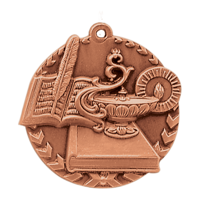 Lamp of Knowledge Millennium Medal-Bronze